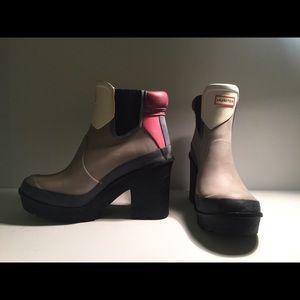 HUNTER Original Dazzle Block Heel Chelsea Boots